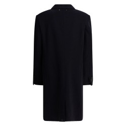 SINGLE-BREASTED WOOL COAT