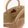 Ela raffia handbag
