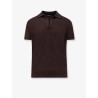Cotton and silk blend polo shirt