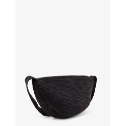 Raffia Clip crossbody bag