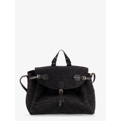 Alpha Raffia Shoulder Bag