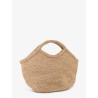 Pure raffia shoulder bag