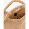 Pure raffia shoulder bag