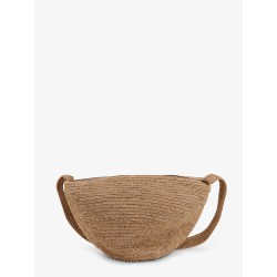 Luna raffia crossbody bag