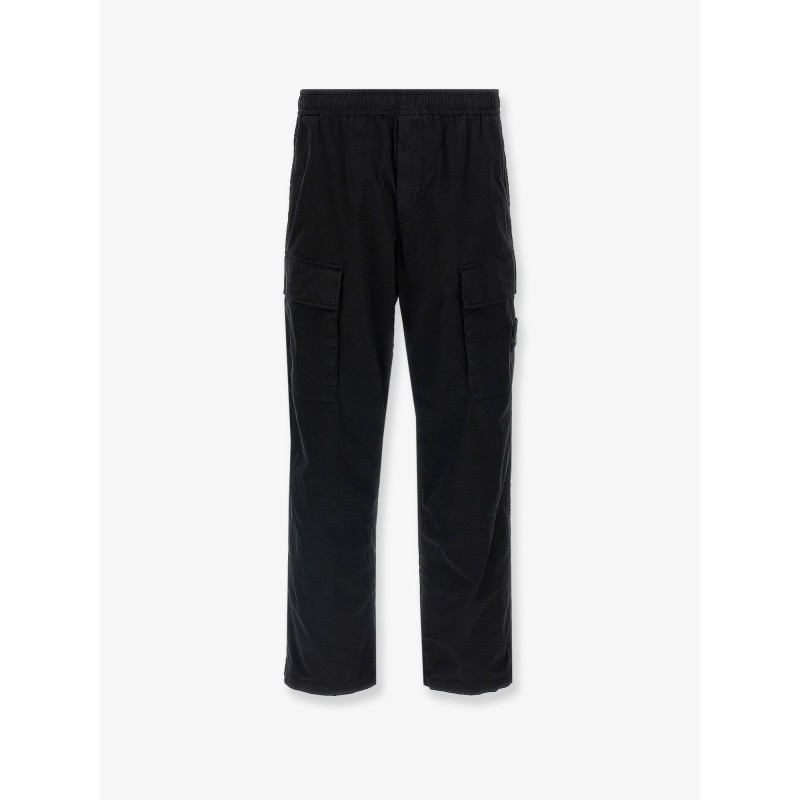 Stretch organic cotton trousers