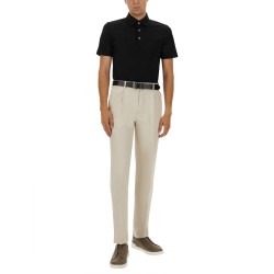 COTTON POLO SHIRT WITH POCKET