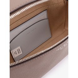 Romy slim hammered leather crossbody bag