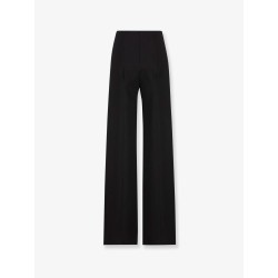 Technical stretch wool trousers
