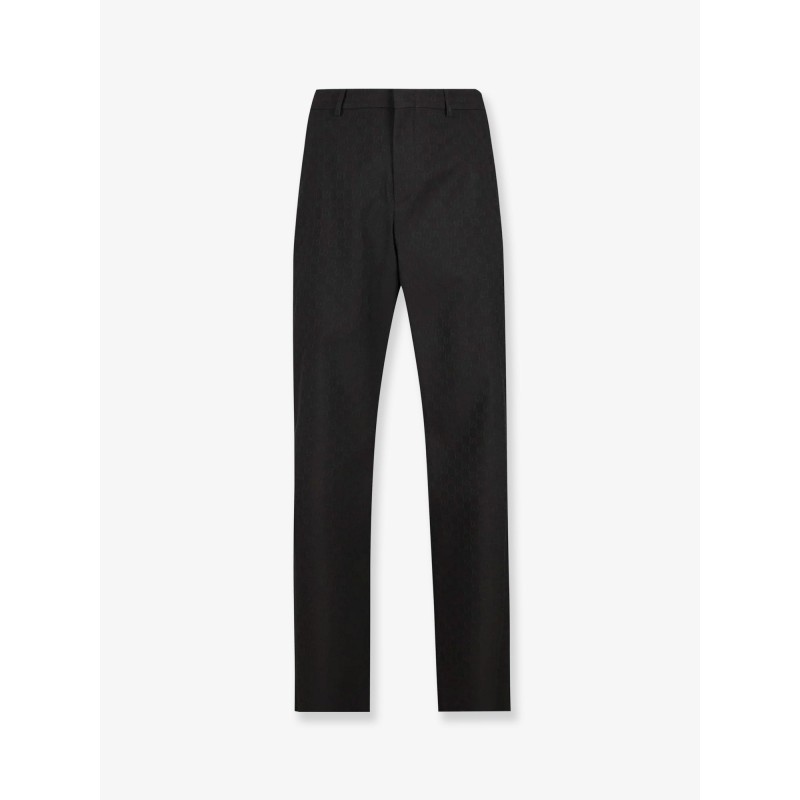 GG wool blend trousers