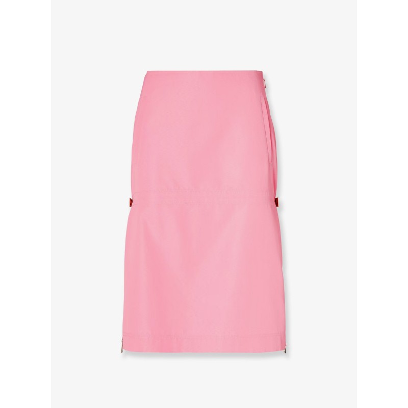 Technical viscose skirt