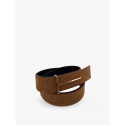 Suede belt