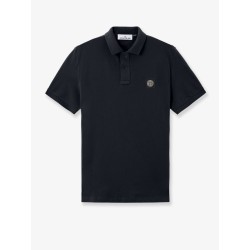Stretch organic cotton polo shirt