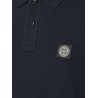 Stretch organic cotton polo shirt