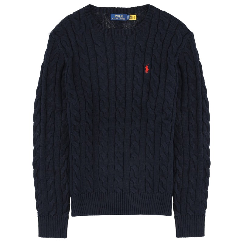 CABLE KNIT WITH LOGO