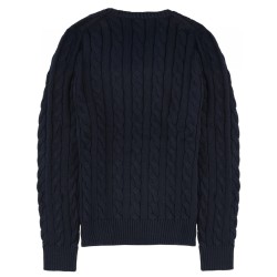 CABLE KNIT WITH LOGO