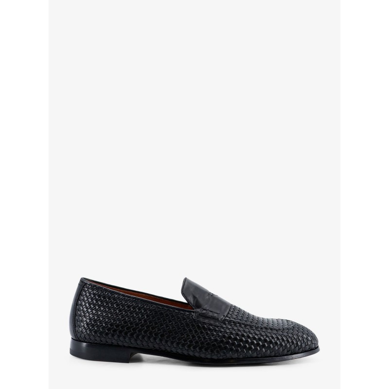 Braidy leather loafers