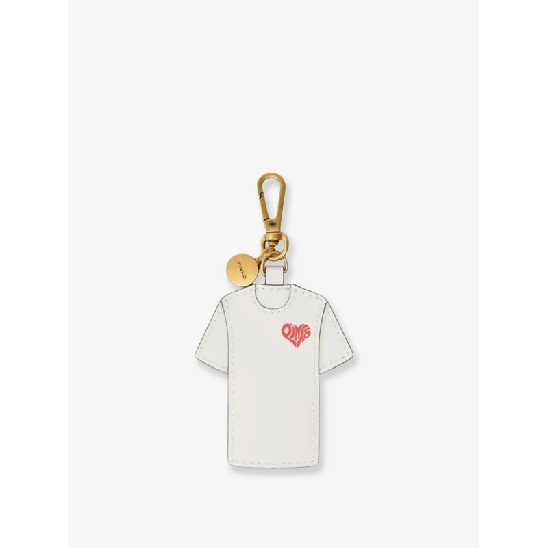 Pinko is Amore leather keychain