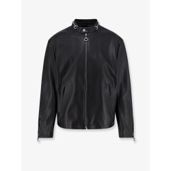 Leather Jacket with Horsebit