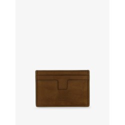 Suede card holder