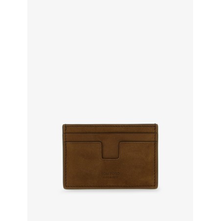 Suede card holder