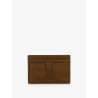 Suede card holder