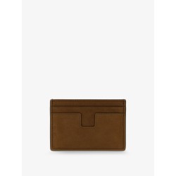 Suede card holder