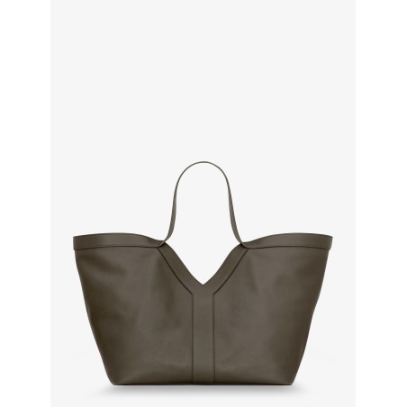 Tote Y hammered leather shoulder bag