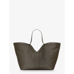 Tote Y hammered leather shoulder bag