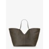 Tote Y hammered leather shoulder bag