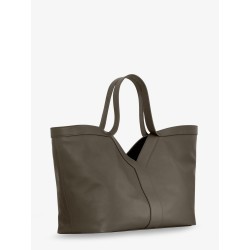 Tote Y hammered leather shoulder bag