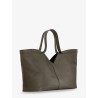 Tote Y hammered leather shoulder bag