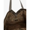Tote Y hammered leather shoulder bag