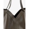 Tote Y hammered leather shoulder bag