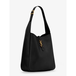 Le 5 à 7 hammered leather shoulder bag