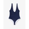 One-piece swimwear with GG motif