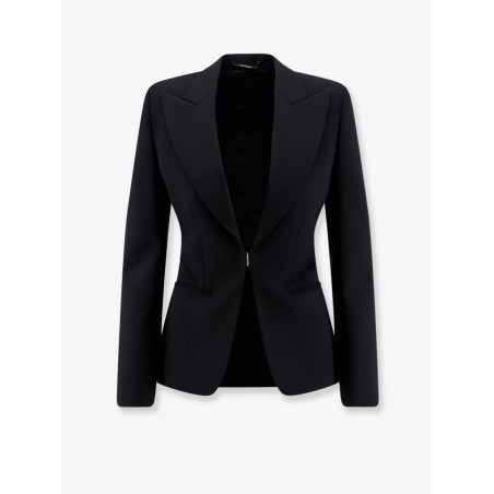 Technical wool blazer