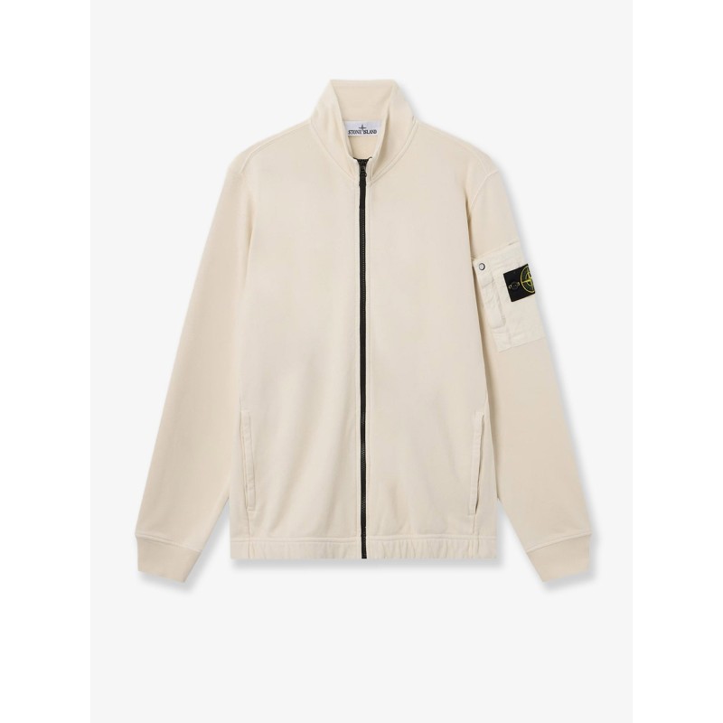 Cotton sweatshirt with zip