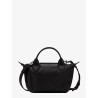 Le Pliage Xtra XS leather shoulder bag with engraved logo