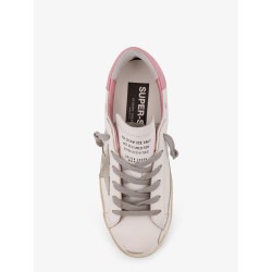 Super star leather sneakers with side logo