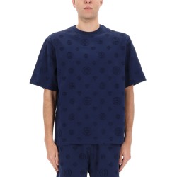 T-SHIRT WITH MONOGRAM DETAILS