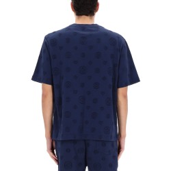T-SHIRT WITH MONOGRAM DETAILS