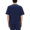 T-SHIRT WITH MONOGRAM DETAILS