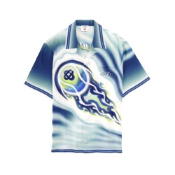 "FLAMING TENNIS BALL" SHIRT