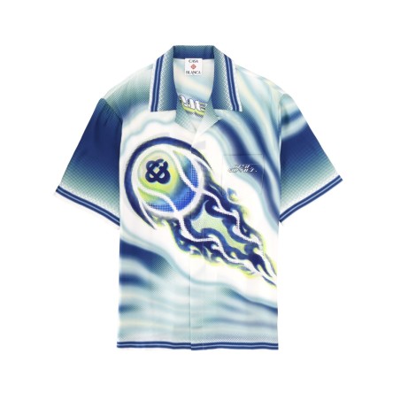 "FLAMING TENNIS BALL" SHIRT