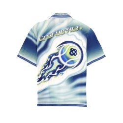 "FLAMING TENNIS BALL" SHIRT