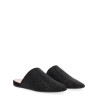 LEATHER SLIPPER WITH RHINESTONES