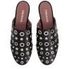 LEATHER SLIPPER WITH STUDS