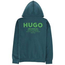 ZIPPERED SWEATSHIRT WITH LOGO