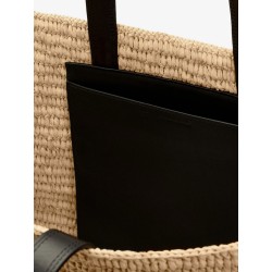 Ami de coeur raffia shoulder bag