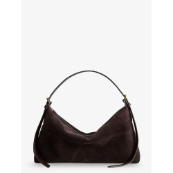 Castellare suede shoulder bag